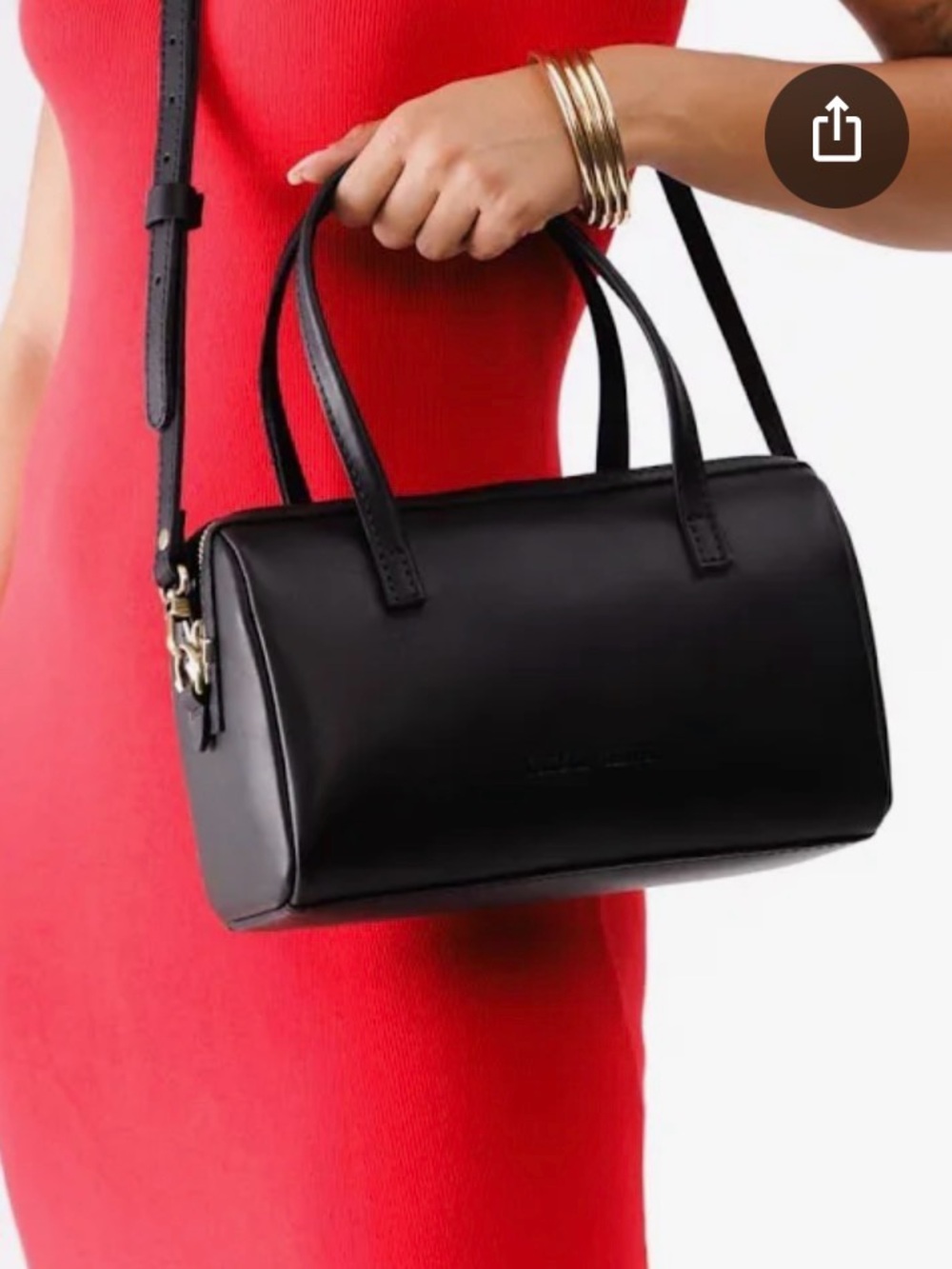 Portland Leather Black Solan Doctor Oversized Handbag - Picture 5 of 5
